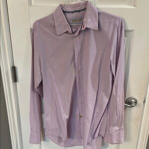 Mason Purple Dress Shirt Classic Collar Long Sleeves